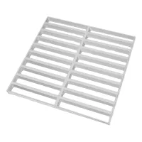 Грильято GL-15 Жалюзи ячейка 50x300, высота 37 мм, ширина 15 мм, белый оцинк