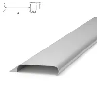 Потолочная рейка Албес A84AC металлик