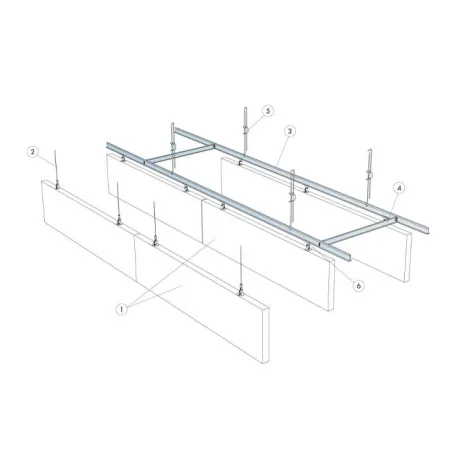 Экофон Баффл 1200х200мм, белый