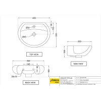 Раковина Essco Elements ECS-WHT-803 Балая