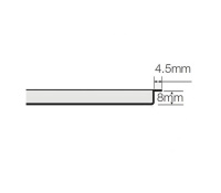 Подвесной потолок Армстронг Microlook 8 Lay-in Plain 600x600x8мм, белый